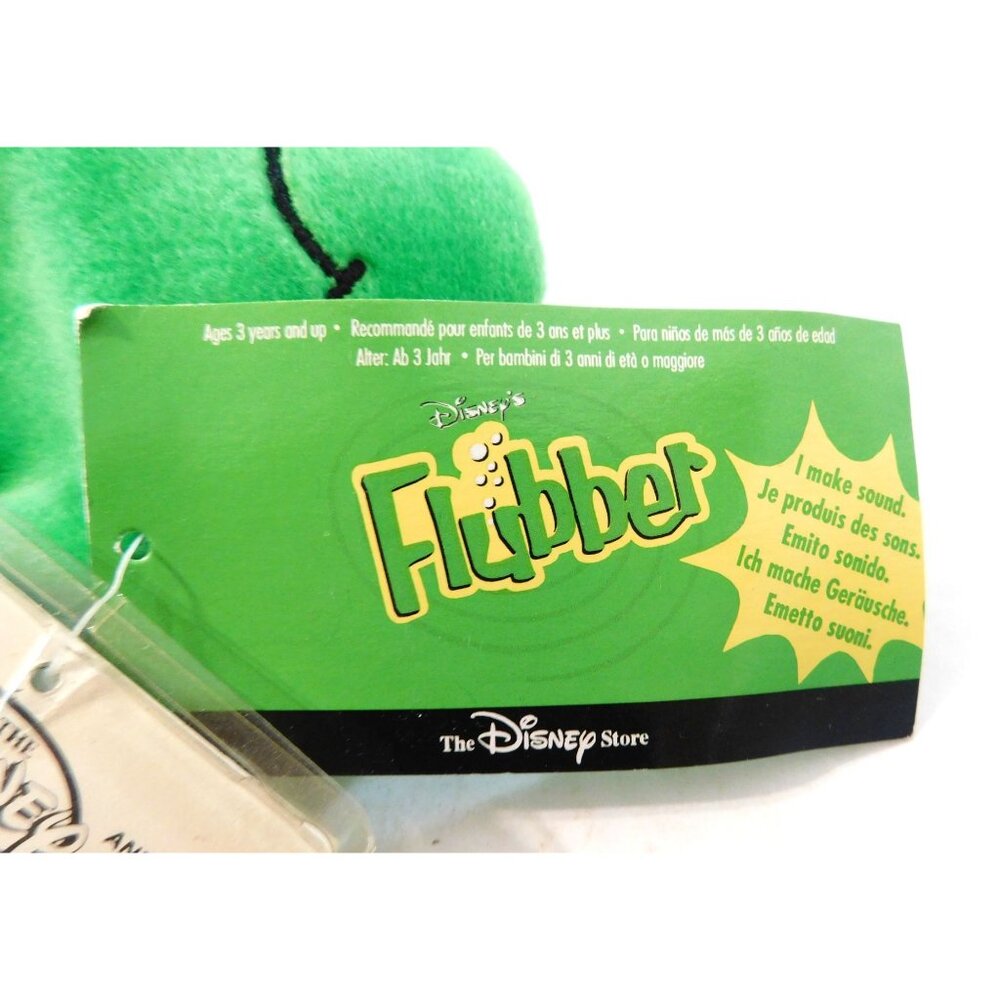 Disney Store Flubber Bean Bag Plush Green Toy 7 Inch Sound Not Working Properly - Picture 4 of 4